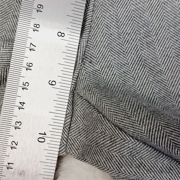 Zara Gray Low Rise Straight Leg Slim Fit Dress Pants 5084 - Picture 6 of 7